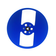 Aluminum Alloy 7inch Empty Open Reel 2 Hole for 1/4 Reel to Reel Tape Recorders Blue