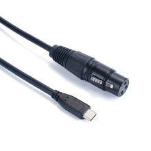 Type C to 3Pin XLRs Cable, USB Type C Male to XLRs Male Female Sound TYPEC transfer xxx
