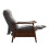 Living And Home Manual Recliner Armchair, Grey 4