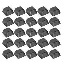 XDA Keycaps Mechanical Keyboards 1U Keycaps Blank Transparents Crystal Keycaps Black