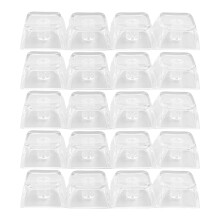 20Keys XDA Profile Transparents Crystal Blank Keycaps Set for MX Switches Transparent