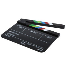 Movie Clapperboard Dry Erasable For Film Directors And Video Production