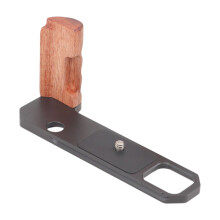 Camera Slide Out Quick Release Mount Plate with Wood Handle for F 2 Camera Black
