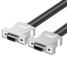 Heavy Duty SCSI Female to Female Cable for Data Storage and Retrieval Systems 0.5m CN14P