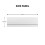 Bathroom Single Ended 1700x750mm Square Bath Front Panel Acrylic White Modern 6