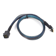 Durability Slimline SFF8654 to SFF8643 Cable for Workstations and Servers 50cm
