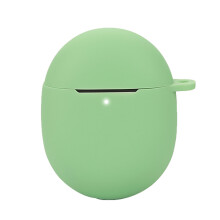 Soft Silicone Case Earphone Pouches Cover AntiScratch for Earbuds Matcha green