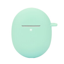 Silicone Case For Earbuds Wireless Earphone Cover Skin NonScratch Mint green
