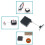 Pack of 1/2/4 Retractable Remote Control cwith Adjustable Leashes for TV 1 8