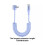 Coiled USB C Cable Fast Data Transfer Stretchable To 150CM 100W Rapid Charging Green 2