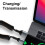 Coiled USB C To USB C Extension Cable Data Transfer Extending Up 150CM PD100W Pink 5