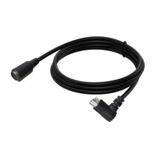S Video 5Pin Cable Male to Female mini DIN 5 Needle S Video Line 1.8 meters elbow
