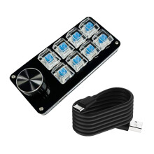 Innovative Macro Keypad Programmable Macro Keyboards for Gaming and Editing 8 keys