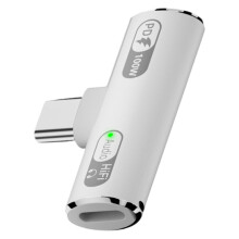 USB C Audios Charger Converters PD100W Quick Charging Adapter White