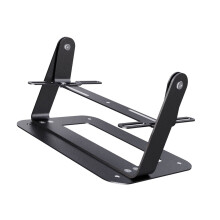 Desktop Projector Stand with 360 Degree Swive 1/4" Screw Mount Black Four corners