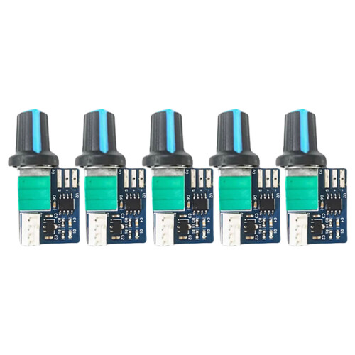 12V  Fan Controller Speed Adjuster for Computer Case Fan Speed Regulator 5 PCS