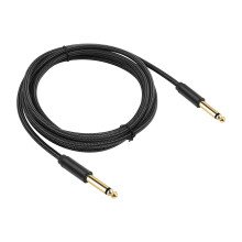 Cable 6.35mm Amplifiers Guitar Connection Cord Wire for Amplifiers Mixers 5m