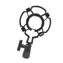 Adjustable 360 Degree Microphones Shock Mount Holder for Reducing Vibration Noise