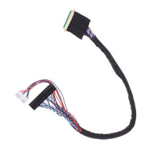 40Pin 6Bit LED LCD LVDS Screen Cable with Two Channel Support and Double 6 lines 25cm