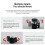 Projector Wall Mount Holder Ceiling Stand with 1/4" Screw Size Heavy Load Three arms 80cm 8