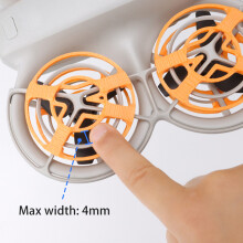 Propeller Guard for Drones Paddles Protector Lightweight Antiscratch Orange button