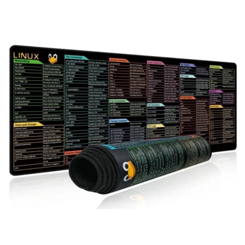Oversized Computer Keyboards Mouse Pad with Excels and 400x900x2MM Linux full English s