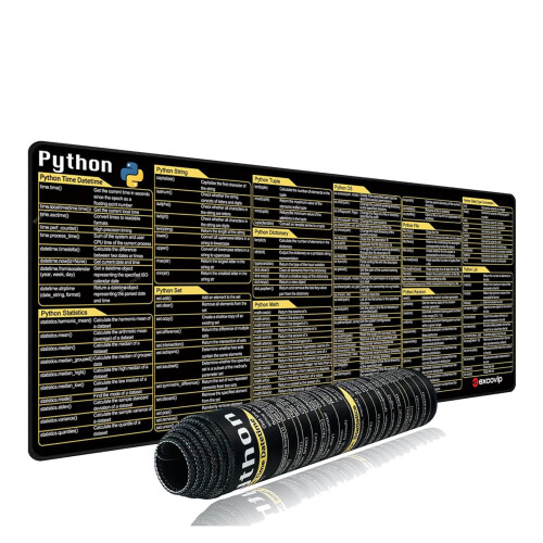 Office Desk Mats with High Density Waterproof Surfaces 300x800x2MM Python full English