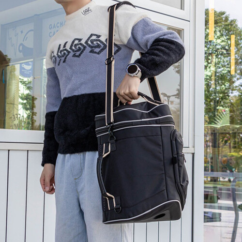 Travel Case Backpack for Bluetooth-compatible Speaker with Accessory Pockets 1