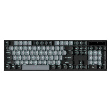 Wireds Gaming Keyboards with Mechanical Feel and Vibrant Backlighting gray and black