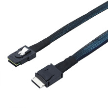 External Cable SFF-8611 4I Male to SFF-8611 4I Male PCIe Cable Hard Disk Server 1m