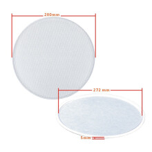 4/5/6.5/8inch Ceiling Speakers Grill Cover Car Home Decorative Round 8 inch white screen