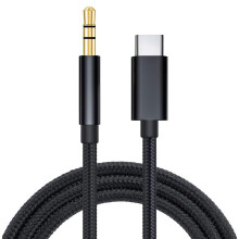 Reliable Type C to 3.5mm Audios Cable for Enhances Audios Quality Stereo Cable 1.5m