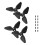 4Pcs Replacement Drones Propeller Lightweight Handheld Flight Camera Propeller Black 1