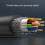DB9 RS232 Serial Extension Cable Wire 9Pin Crossover Data Cord 20m female to female 5