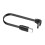 Flat Type C Cable USB C Male/Female Support Fast Chargin &480Mbps Data 0.2m single elbow 1