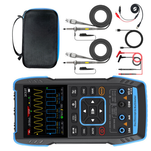 Signal Generator Multimeter Tester Handheld Oscilloscope 250MSa/s High configuration