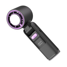 Portable Handheld Fan Speed(1-100) Adjustable Fan Rechargeable Dust Blower Starry sky gray