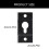 Compact Wall Fixtures Metal Speaker Hanging Plate For Keep Space Organized 3