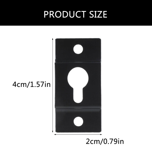 Compact Wall Fixtures Metal Speaker Hanging Plate For Keep Space Organized 2