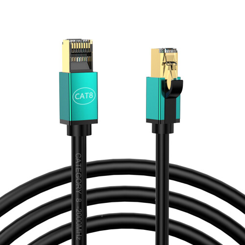 CAT8 Ethernet Cable CAT8 10Gigabit Networking Cable Cable for Fast  Connection Green 3m