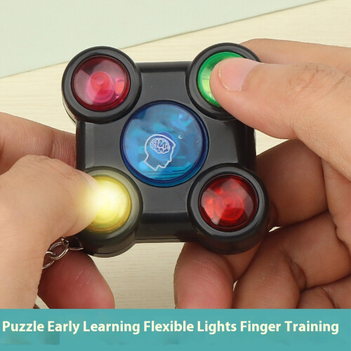 Children Interactive Memory Cube Game Machine Plastic for Fun Learning On The Go Black 2
