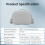 Lightweight Drones Storage Bag for Drones, Nylon Case with Compartments Black 6