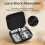 Lightweight Drones Storage Bag for Drones, Nylon Case with Compartments Black 5