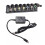 Type C to DC24V Cable with Interchangeable Connectors Set for Multiple 8 adapter elbows 1