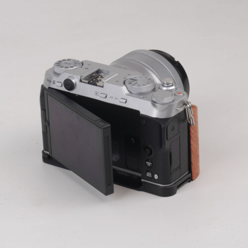 Wood Handle Camera Quick Release Hand Grip For XM5 Camera Photography Black 2