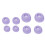Ear Tip Eartips Earbuds Tip Replacement for LIVE BUDS 3/Beam 3 Headphones Purple 1