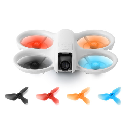 4/8Pcs Drones Propellers Low Noise Replacement with Screws and Two pairs in red 2