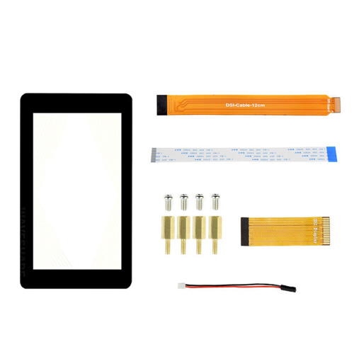 7" IPS Touch Screens 5 Point Multiple Touch 1024x600 Capacitive LCD for Compute Module