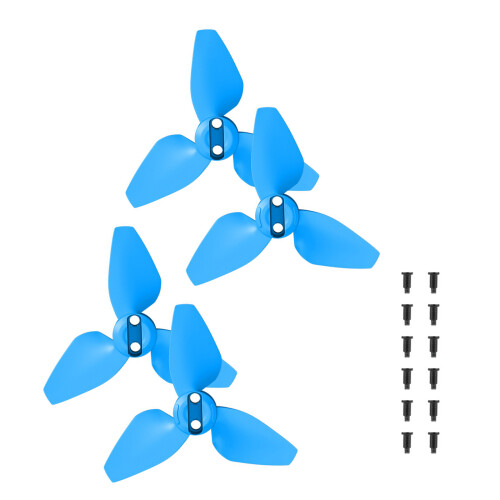 4Pcs Quick Releasing Propellers Replacement Low Noise Propeller For Drones Blue