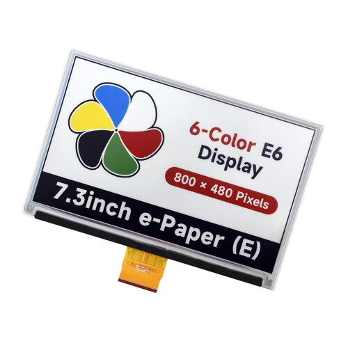 7.3inch 6E Display Screen Panel High Contrast 800x480 Resolution SPI Communicate
